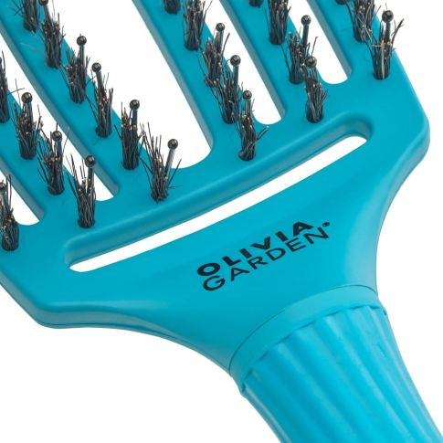 Olivia Garden Fingerbrush On The Road Again Blaue Lagune Haarbürste