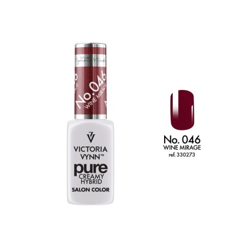 VICTORIA VYNN 046 Pure Creamy Hybrid Wine Mirage Creme-Hybrid-Lack 8ml