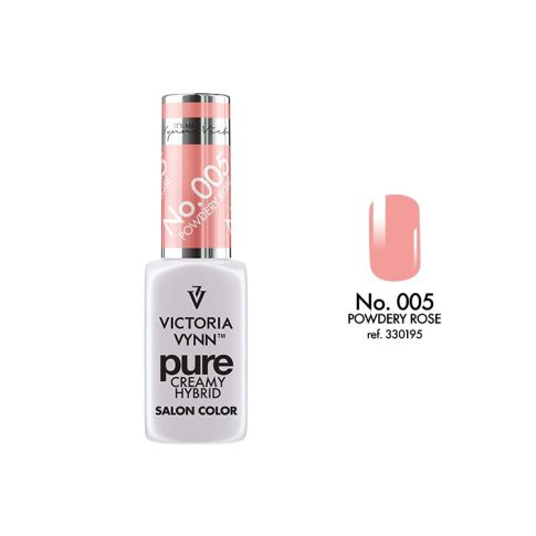 VICTORIA VYNN 005 Reiner cremiger Hybrid-Puderrose-Creme-Hybrid-Lack 8ml