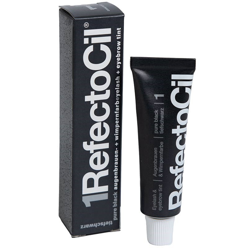REFECTOCIL 1 Schwarze Creme Henna für Augenbrauen und Wimpern 15ml