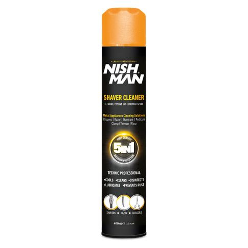 Nishman Rasierer-Reinigungsspray 5in1 400 ml