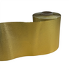 Aluminium-Frisierfolie Gold geriffelt mit Zuführung 100 Meter 