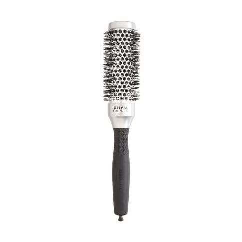Olivia Garden Wesentliche Blowout Classic Silber Styling-Bürste 35 mm
