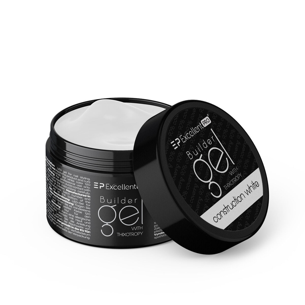 Excellent PRO Builder Thixo Construction Weißes Nagelaufbaugel 15g