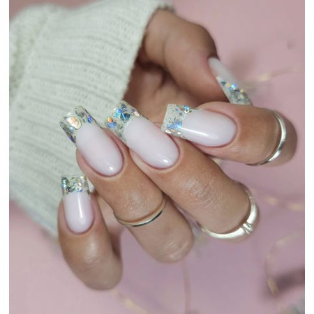 Claresa Megastar Kunst Gel Silber Flicker 10g 