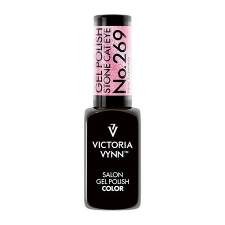 Victoria Vynn Gel Polish Farbe 269m STONE CAT EYE PINK SAPHIRE 5D Hybrid Lack 8ml 