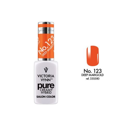 VICTORIA VYNN 123 Pure Creamy Hybrid Deep Marigold Creme-Hybrid-Lack 8ml