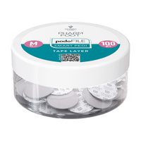 Pharm Foot Podo File Tape Layer 100 M Ersatz-Schleifpads für Podo Disc 50 Stück. - Gefäß