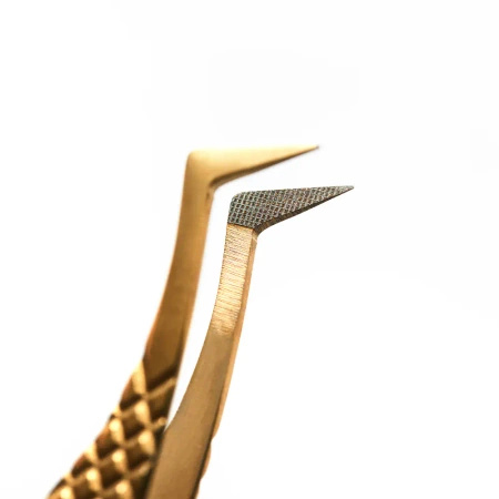 Noble Lashes Wimpernverlängerung Pinzette Noble Gold PRO 1