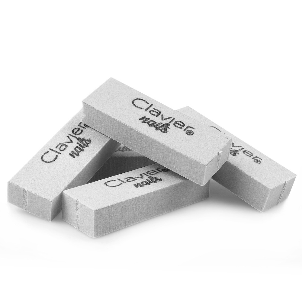 Clavier Mini-Polierblock für Nägel, grau, 100/180, 50 Stück