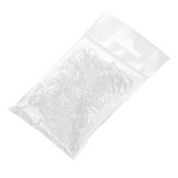 Auffanggummibänder - transparent 300Stück.