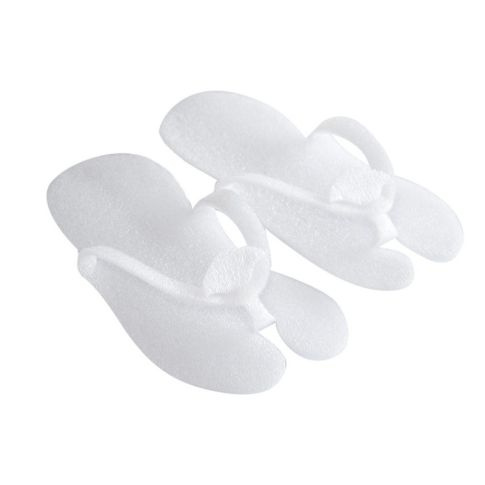 Schaumstoff-Flip-Flops WEISS 10 Paar