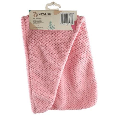 Hautpflege Haar Turban Rosa