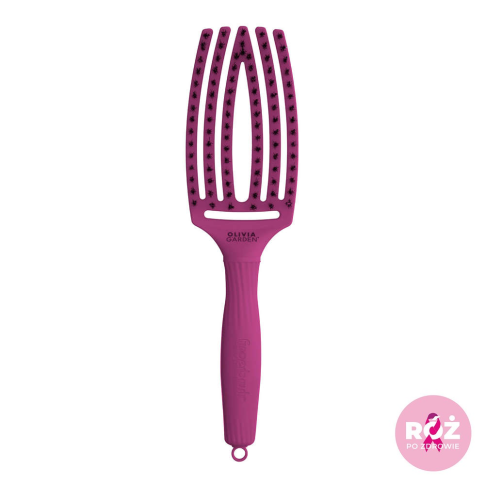 Olivia Garden Finger Brush Bright Pink Haarbürste