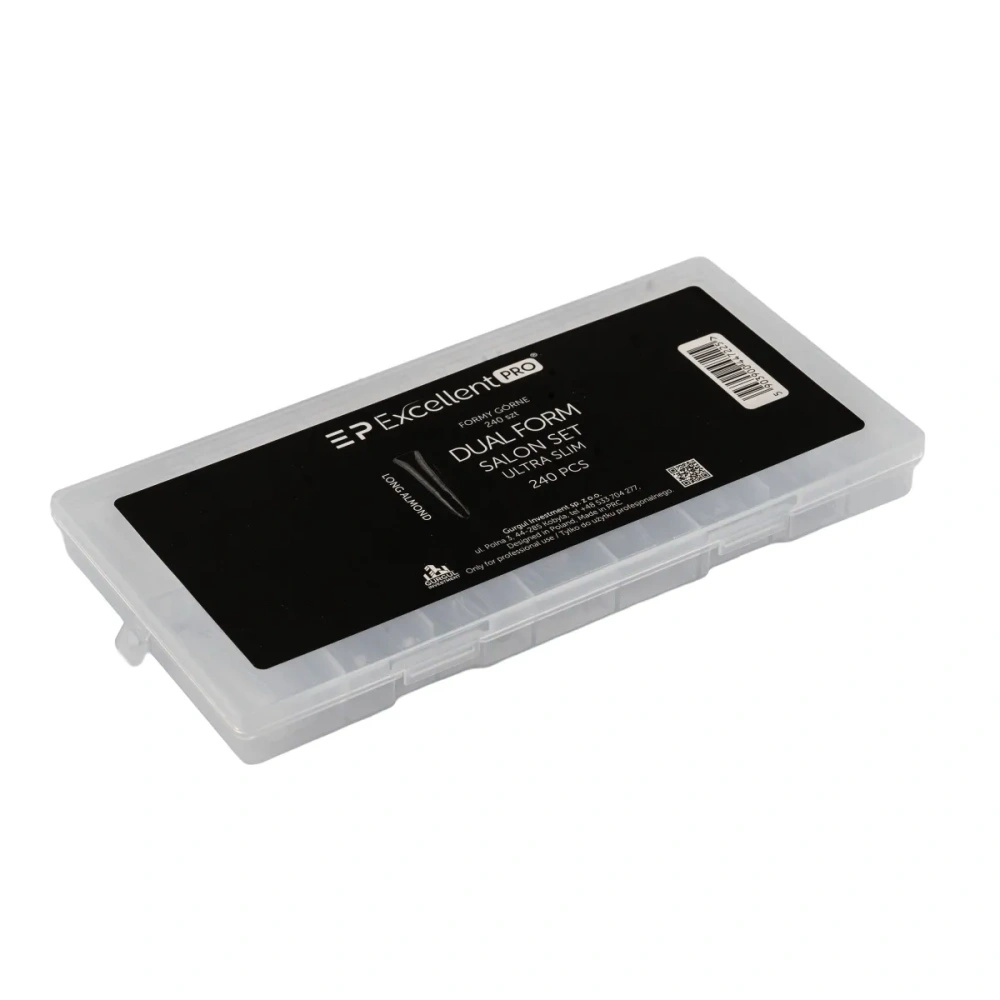 Excellent Pro Formy – Obere Dual Form Long Almond, 240 Stück