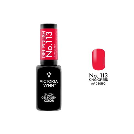 VICTORIA VYNN 113 Gel Polish Farbe König von Rot Hybridlack 8ml 