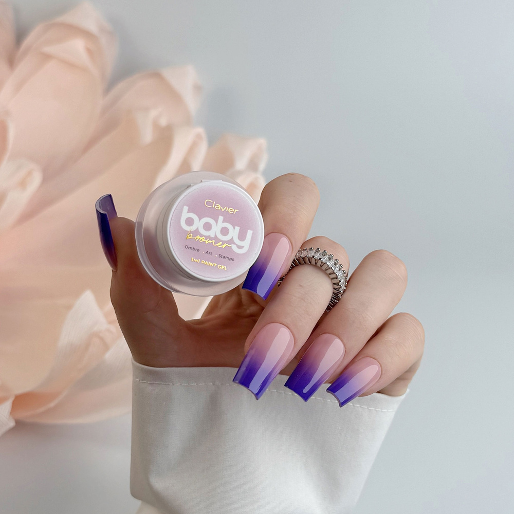 Clavier Baby Boomer 3-in-1-Gel Ombre Art Stamps R11 Wildberry 3 g