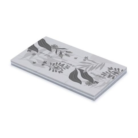 Aba Group Abrisspuffer Blumen Einweg-Polierblock "Blumen" 100/100 15 Stück. 