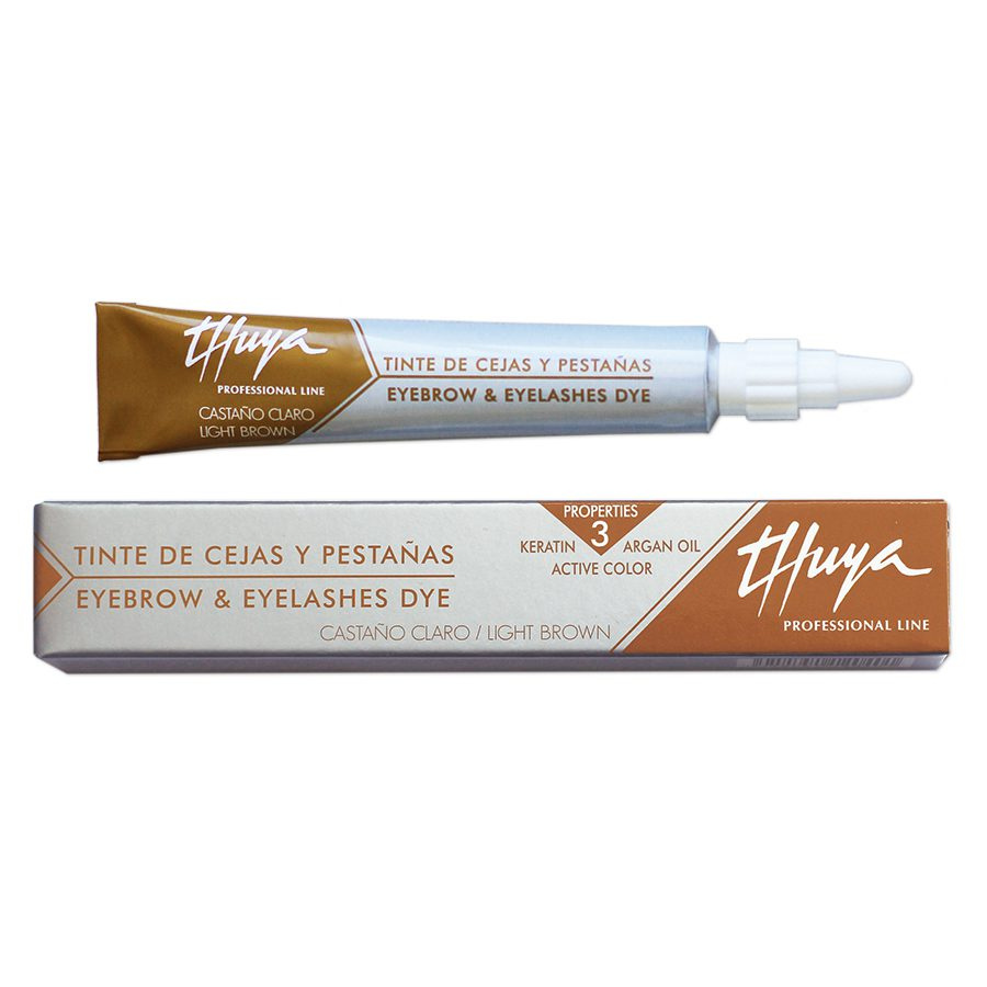 Thuya Hellbraun Farbe Arganowo - Keratin Augenbrauen und Wimpern