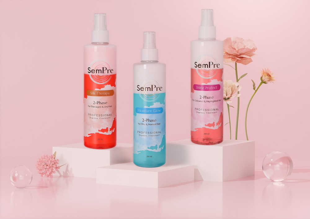 Sempre Moisture Glow 2-Phasen-Spülung für trockenes Haar 285 ml