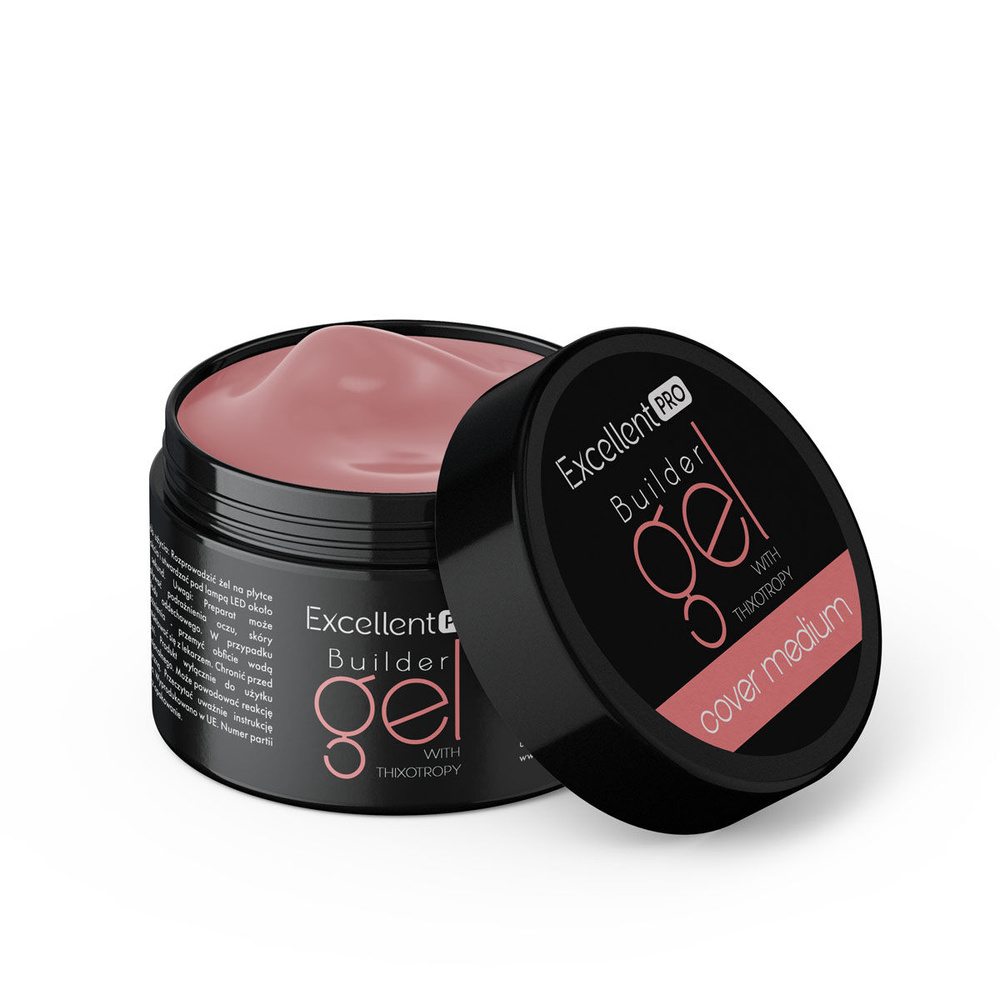 Excellent PRO Builder Thixo Cover Medium Nagelaufbau-Gel 15g