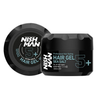 Nishman Sea Salt Hair Gel – Haarstyling-Gel mit Meersalz 300 ml