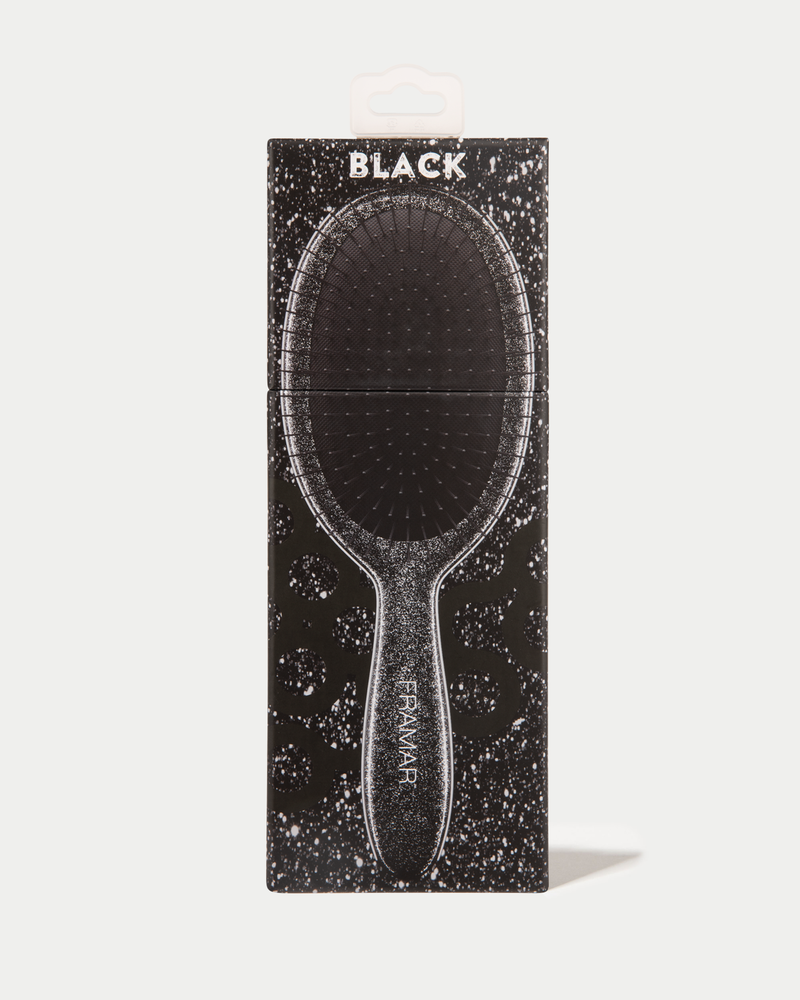 Framar Black Glitter Entwirrbürste, schwarz mit Glitzer