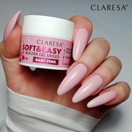 Claresa Soft&Easy Builder Gel Baby Rosa 90g