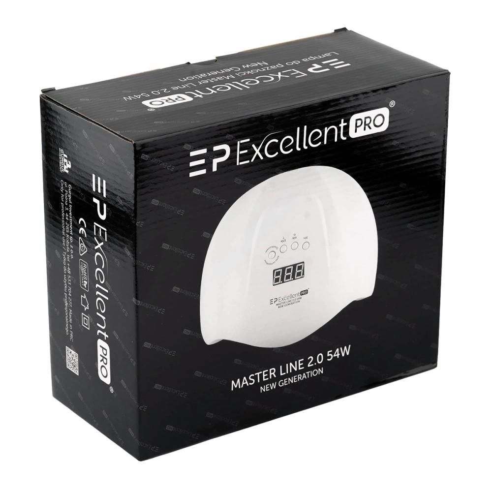 Excellent Pro Nagellampe 54 W Master Line 2.0, weiß