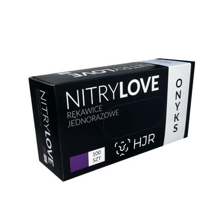 HJR Onyx Nitril-Handschuhe Schwarz S 100 Stück. 