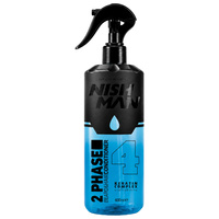 Nishman 2-Phasen-Conditioner „ Keratin -Komplex 4“ – Zweiphasen-Pflegemittel für Haare und Bart, 400 ml