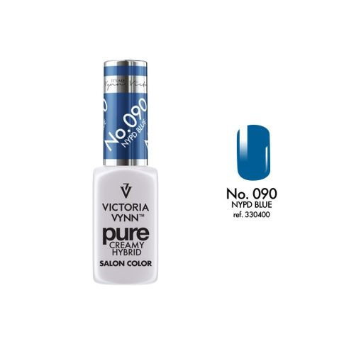 VICTORIA VYNN 090 Reiner cremiger Hybrid NYPD Blau cremiger Hybridlack 8ml