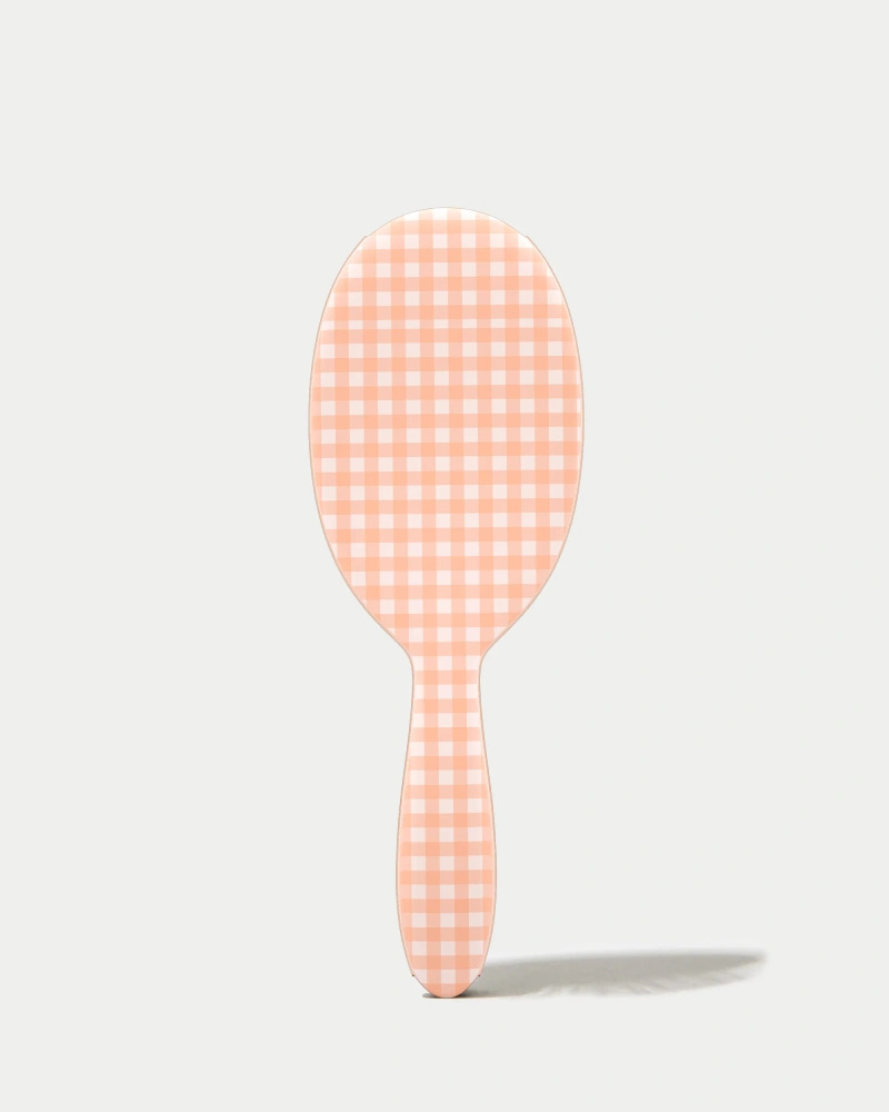Framar Peach Please Belle Entwirrungsbürste mit pfirsichfarbenem Karomuster