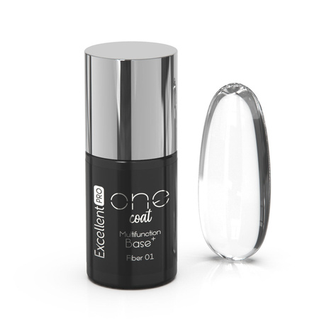 Excellent PRO One Coat Base Fiber Multifunction 01 Transparent Base 7g