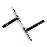 Excellent Pro 2-in-1-Pinsel mit Zirkonia, oval, Nr. 4, Deco, 7 mm