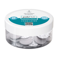 Pharm Foot Podo File Foam Layer 180 M Ersatz-Schleifpads für Podo Disc 50 Stück. - Gefäß