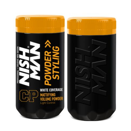 Nishman Powder Styling CP Weißes Deckungspulver für graues Haar 20g 