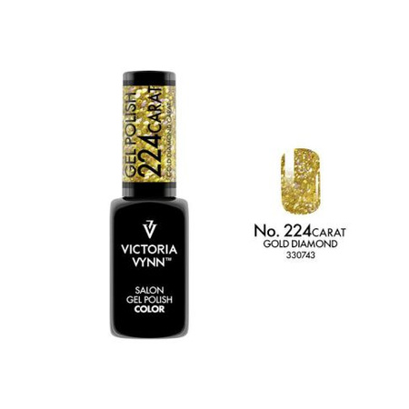 VICTORIA VYNN 224 Gel Polish Farbe Karat Gold Diamant Hybrid Lack 8ml 
