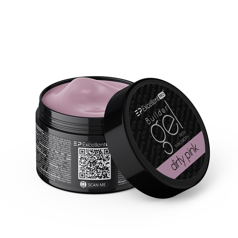 Excellent PRO Builder Thixo Dirty Pink Nagelaufbaugel 50 g