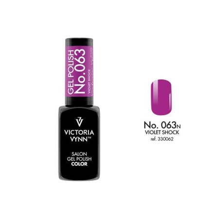 VICTORIA VYNN 063n Gel Polish Farbe Violett Schock Hybrid Lack 8ml 