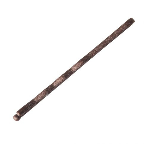 Braune, matte, kurze, gekräuselte Pins mit zwei Kugeln 50mm 100 Stück.