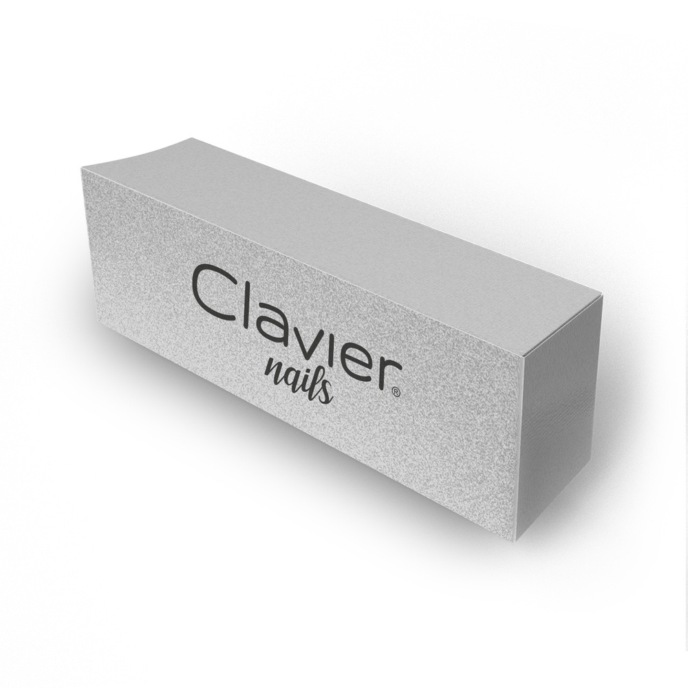 Clavier Mini-Polierblock für Nägel, grau, 100/180, 50 Stück