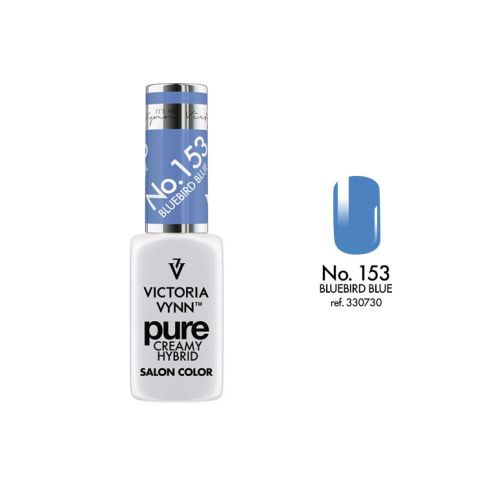 VICTORIA VYNN 153 Pure Creamy Hybrid Bluebird Blue Cream Hybrid-Lack 8ml
