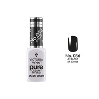 VICTORIA VYNN 036 Pure Creamy Hybrid Jet Black Creme-Hybrid-Lack 8ml