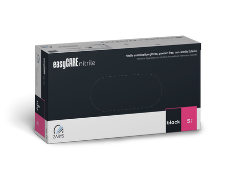 Zarys Easy Care Schwarz Nitril Handschuhe S 100 Stk.
