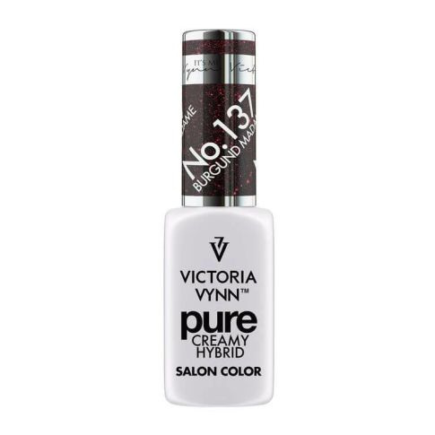 VICTORIA VYNN 137 Pure Creamy Hybrid Burgundy Madame Cream Hybrid Lacquer 8ml