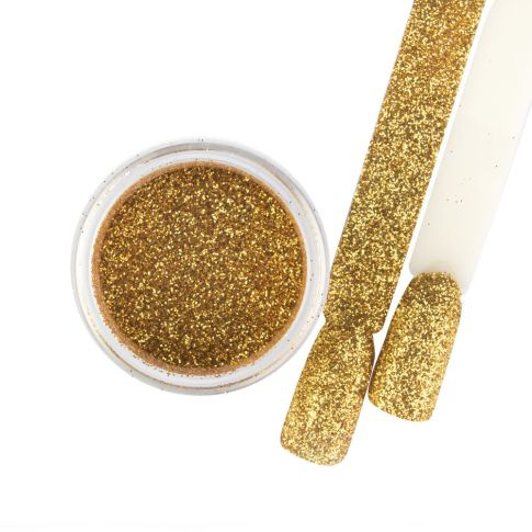 GOLD-Nagellack mit Glaseffekt