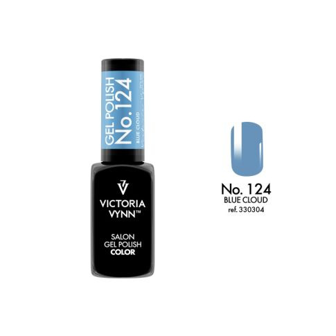 VICTORIA VYNN 124 Gel Polish Farbe Blau Wolke Hybrid Lack 8ml