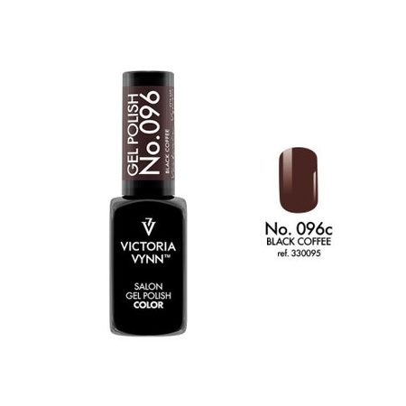 VICTORIA VYNN 096c Gel Polish Farbe Schwarz Kaffee Hybrid Lack 8ml 