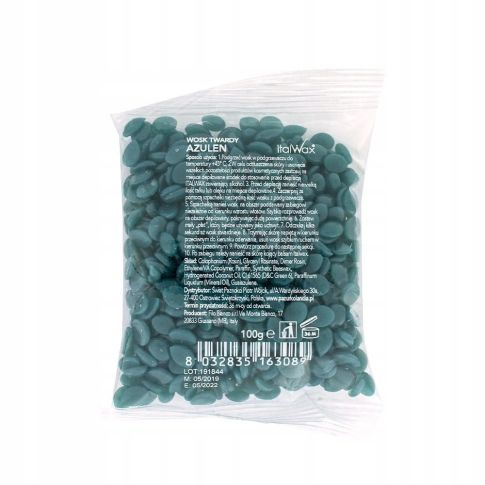 ItalWax Hartwachs in Granulat für streifenlose Enthaarung Azulene 100g